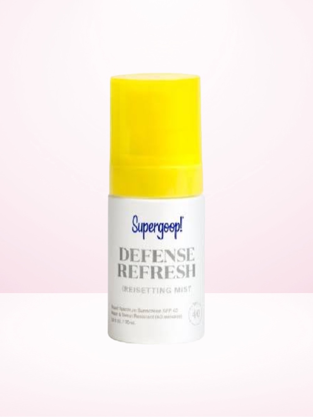 Supergoop! Defense Refresh Resetting Mist SPF 40